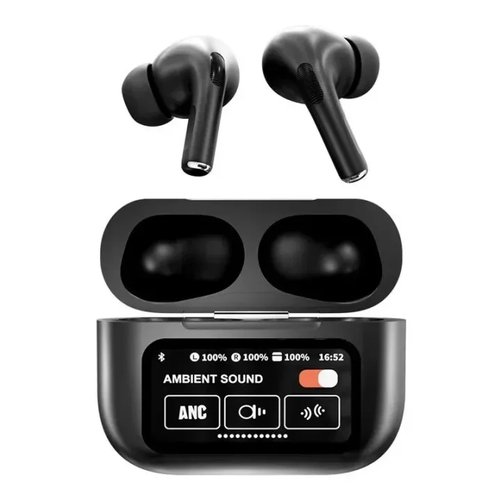 ANC Earbuds Touch Screen Display ( Black )