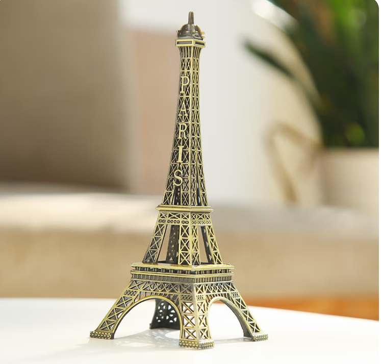 Eiffel Tower Metal Showpiece Decoration Gift