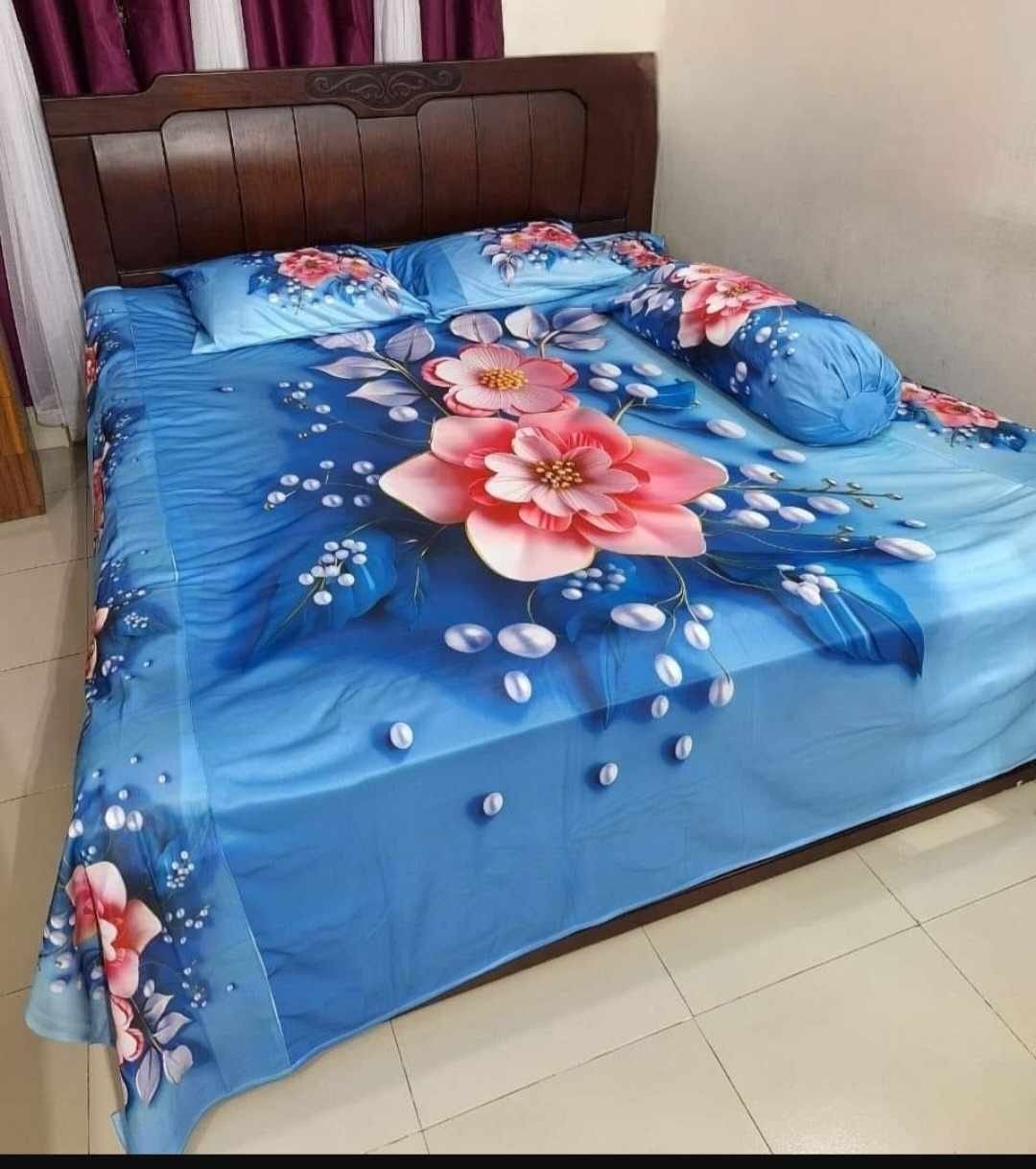 China Premium 3D Design Bed Sheet