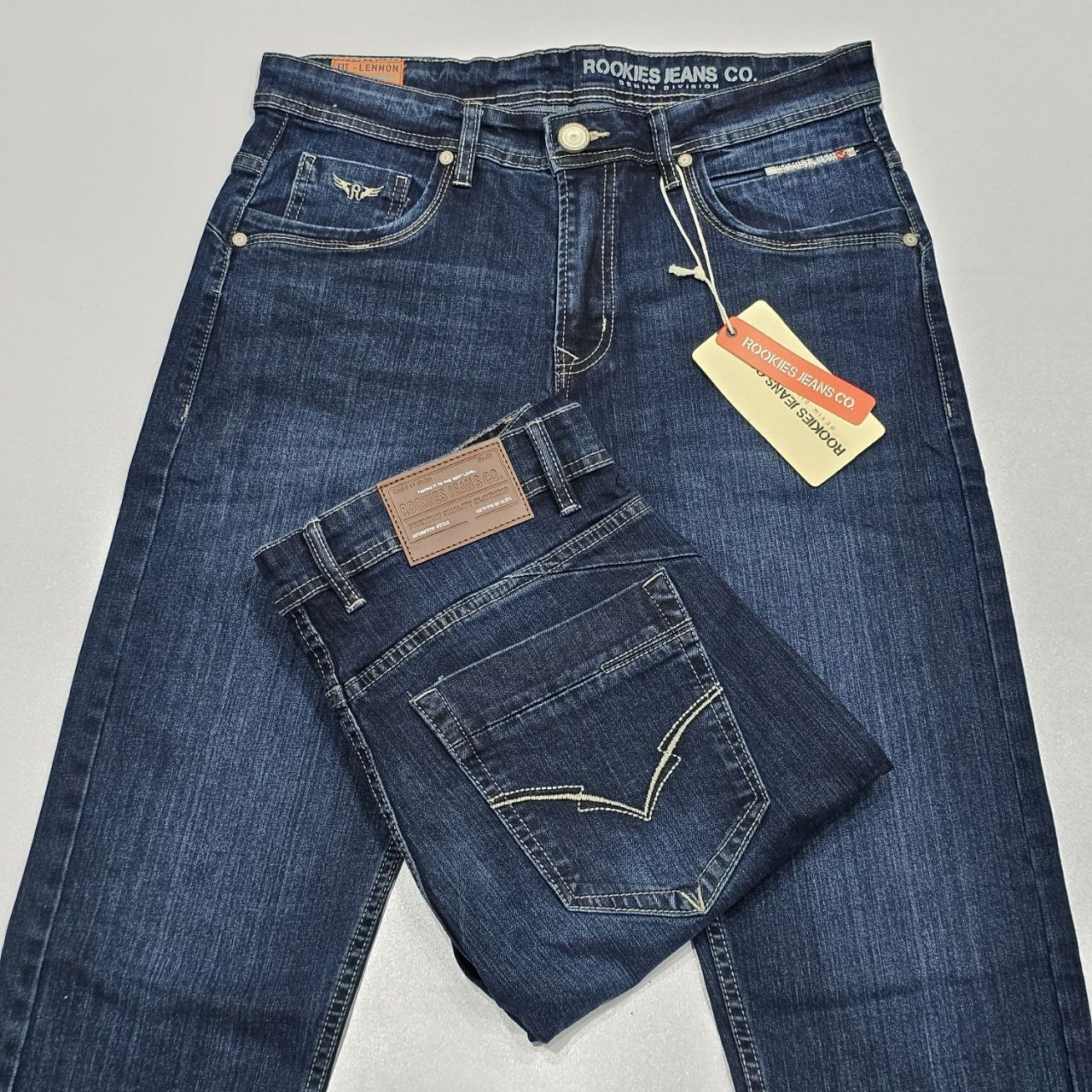 Rookies Classic Denim Jeans- Dark Wash