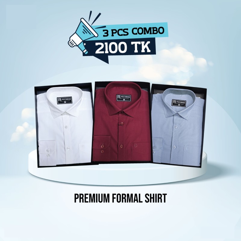 Combo Cotton Exclusive Formal Shirt