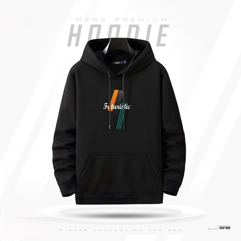 Men's Winter Hoodie (Black)