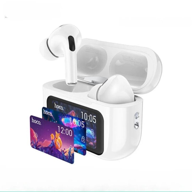 ANC Earbuds Touch Screen Display ( White )