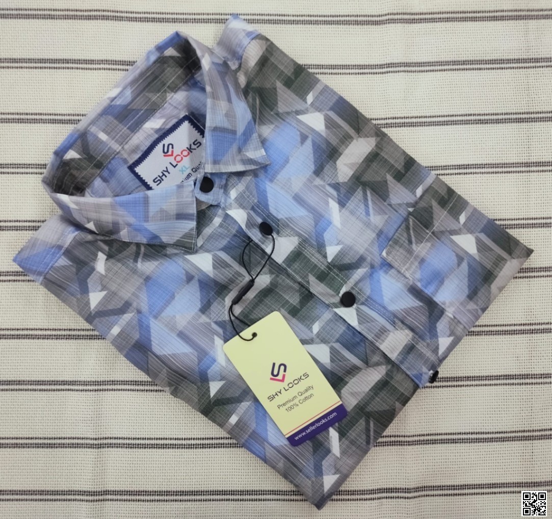 Premium full Sleeve China Magnet Print Shirt