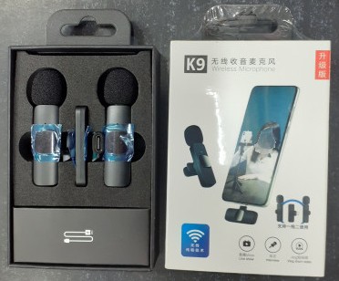 Wireless K9 Microphone Portable Audio Video Recording Mic Mobile C type