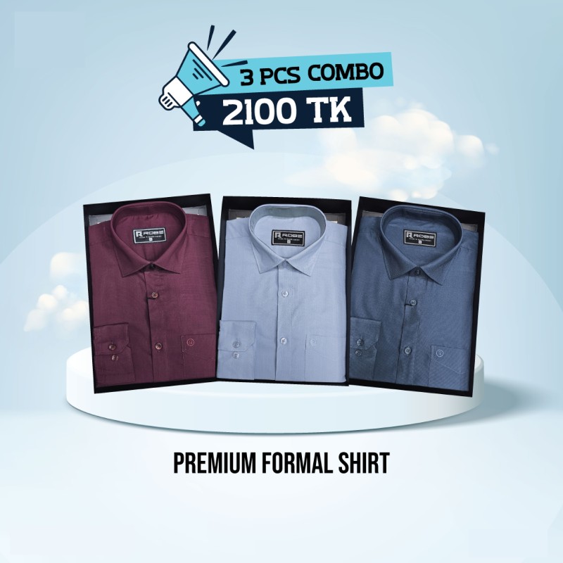 Combo Cotton Exclusive Formal Shirt