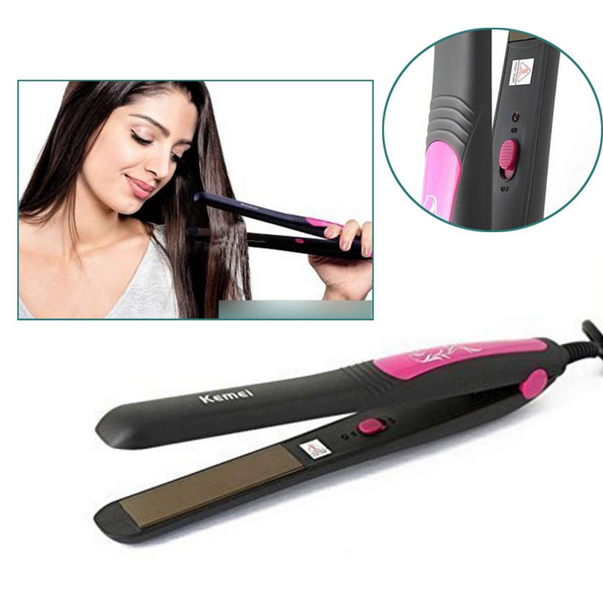 kemei Km-328 Professional Hair Straightener