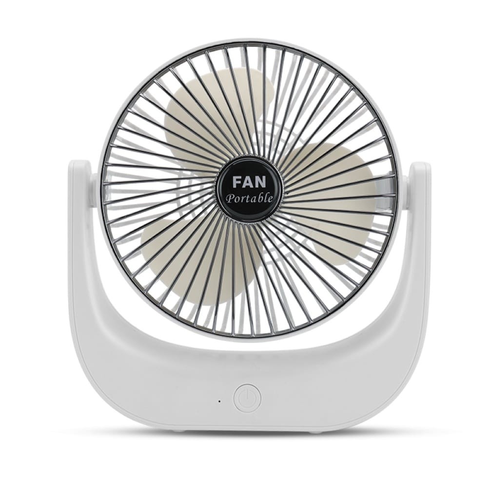 Desktop Mini Fan, Wide Angle Portable Rechargeable Desk Fan