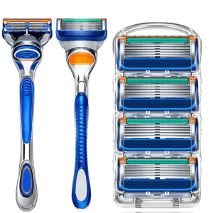 Men's Razor Blade (4 Replacement Set with 1 Handle)